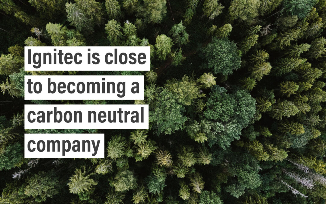 Ignitec is close to becoming a carbon neutral company