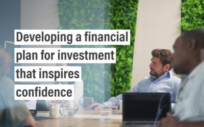 Developing a financial plan for investment that inspires confidence