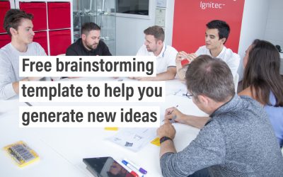 Free brainstorming template to help generate new ideas