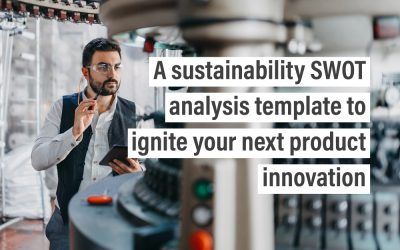 A sustainability SWOT analysis template to ignite your next product innovation