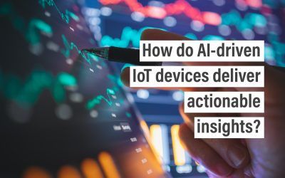 How do AI-driven IoT devices deliver actionable insights?