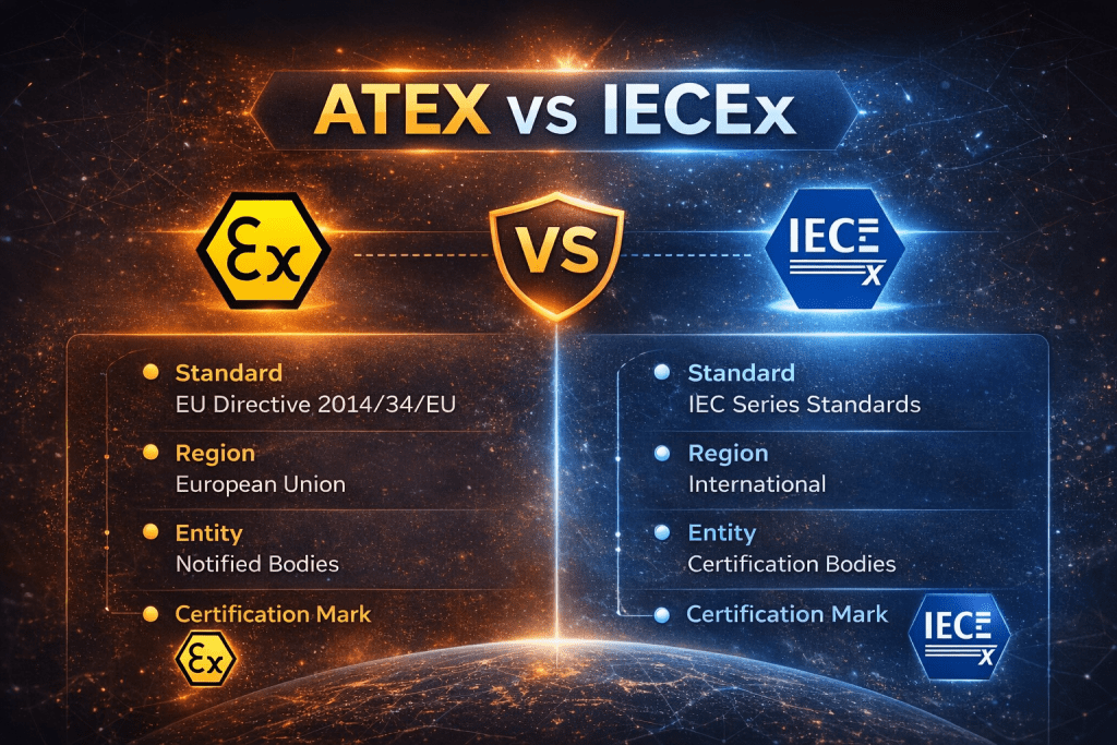 ATEX Vs IECEx Certification
