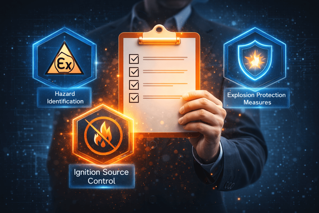 Explosion protection evaluation concepts